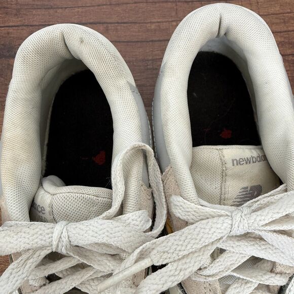 New Balance 550 Mens Size 5 White Surf Sea Salt Yellow Cream Blue GSB550SC - Picture 5 of 8